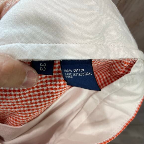 Polo Golf Ralph Lauren Fairway Cotton Shorts Orange Gingham UT Vols Men’s 33 - Picture 5 of 7